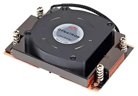Inter-Tech A-41 černá / Chladič CPU / 1U / Socket SP3, TR4, sTRX4 / TDP 225W / PWM