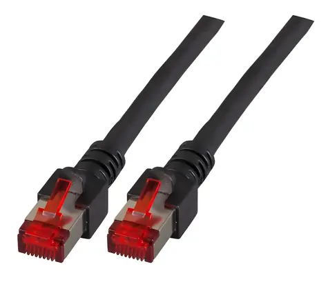 EFB CAT6 S/FTP 50m černá / Patch kabel / LSZH / 250 MHz / RJ-45