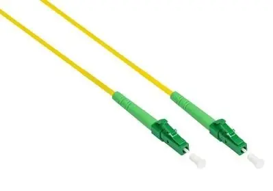 Good Connections žlutá / Optický patch kabel / LC/APC / OS2 SM / simplex / 10 m