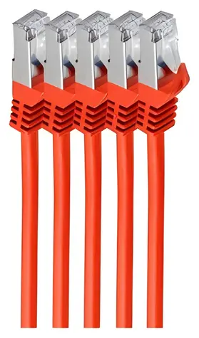Shiverpeaks CAT7 S/FTP 2m červená / Patch kabel / RJ-45 / 600 MHz / LSZH