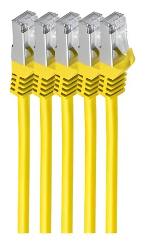 Shiverpeaks žlutá / Patch kabel / S/FTP / Cat7 / RJ-45 / 5 m