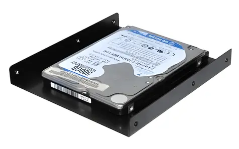 Ultron SSD Einbaurahmen černý / Redukce 2,5" na 3,5" / Pro HDD/SSD / Kov / Šrouby v balení