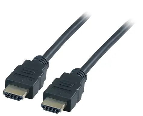EFB HDMI kabel Ethernet 4K 30Hz 0,5 m černá / Kabel / ARC / pozlacené konektory