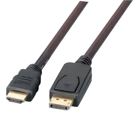 EFB DisplayPort na HDMI redukce černá / Redukce / 1 m / Full HD