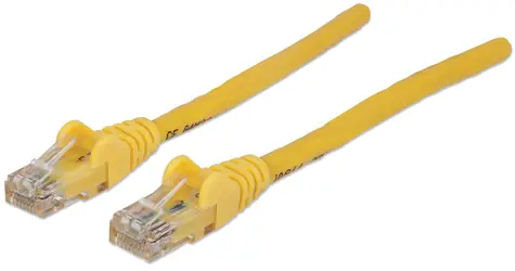 Intellinet Cat6 žlutá / Patch kabel / U/UTP / RJ45 / 1 m