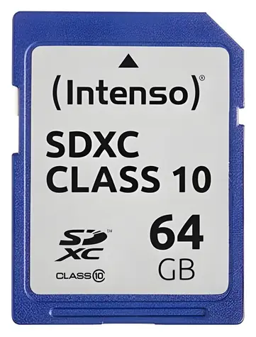 Intenso SDXC karta 64GB / Paměťová karta / Class 10