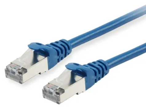 Equip Cat6 S/FTP modrý / Patch kabel / RJ-45 / 10 m / LSZH / PoE+