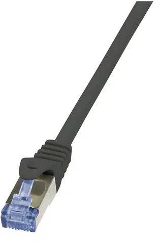 LogiLink PrimeLine černá / Patch kabel / Cat6a S/FTP / RJ45-RJ45 / 3 m