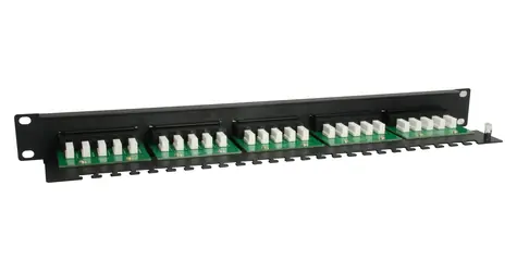 Equip 25 portů Cat3 / Patch panel / RJ-45 / UTP / ISDN / 1U / 19"