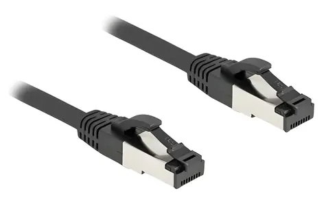 DeLock Cat.8.1 RJ45 černá / Síťový kabel / S/FTP / 40 Gbit/s / 3 m
