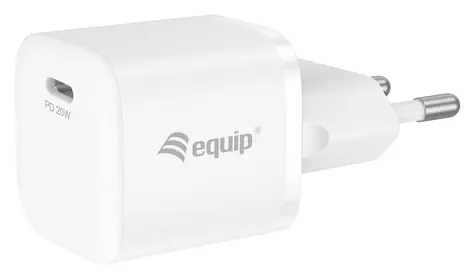 Equip USB-C 20W bílá / Síťová nabíječka / USB Power Delivery 3.0 / 1x USB-C / 20 W