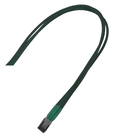 Nanoxia NX3PV3EG zelená / Prodlužovací kabel / 3-pin Molex / 30 cm / samec-samice