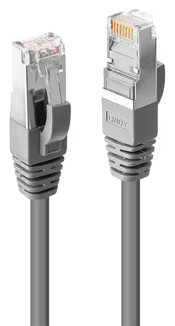 Lindy S/FTP Cat6 0,3m šedá / Patch kabel / RJ45-RJ45 / LSZH