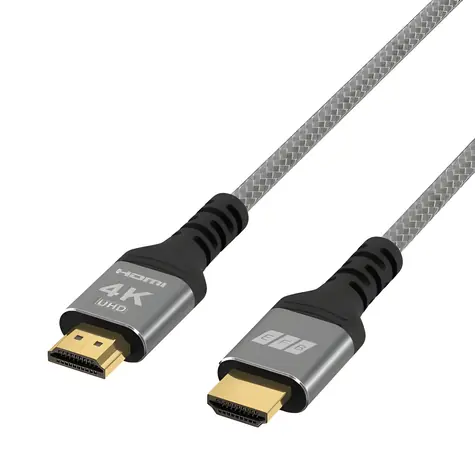 EFB šedá / HDMI kabel / High Speed s Ethernetem / 4K 60Hz / 5 m