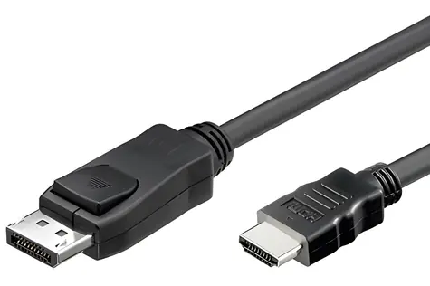 Good Connections DP-HDMI kabel černá / Propojovací kabel / DisplayPort 1.2 - HDMI 1.4b / 2 m