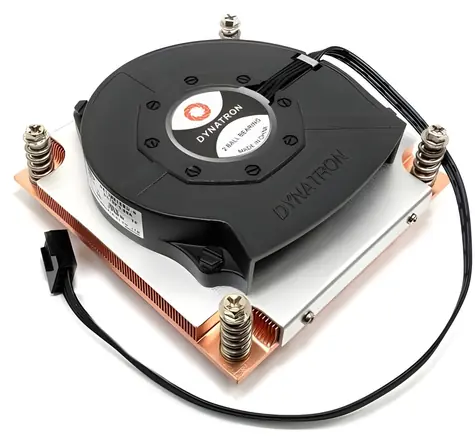 Inter-Tech Q-3 / Chladič CPU / 1U / LGA1700 / 8 cm PWM ventilátor / TDP 125 W