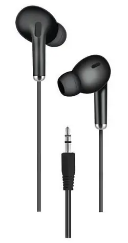 2GO In-Ear Stereo černá / Sluchátka do uší / kabelová / 3,5 mm jack