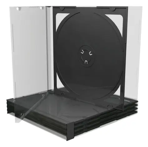 MediaRange BOX23-T transparentní / Obal na CD / pro 2 disky / 10,4 mm / 100 ks