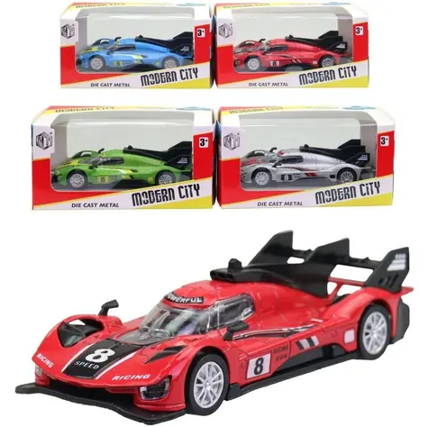 Auto závodní kovové / 11 cm / od 3 let