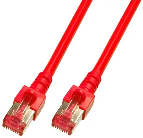 EFB CAT6 S/FTP 3m červená / Patch kabel / LSZH