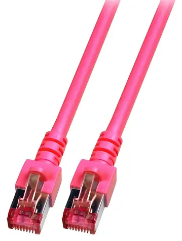EFB CAT6 S/FTP 15m magenta / Patch kabel / RJ45-RJ45 / LSZH / 250 MHz