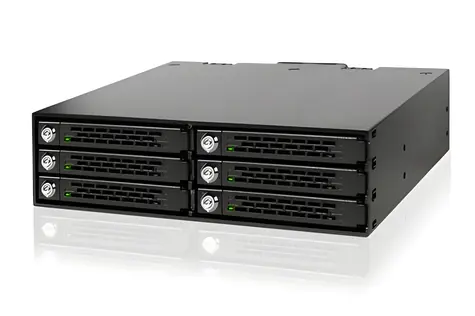 Icy Dock MB996SK-6SB černá / Backplane pro 6x 2,5" HDD/SSD / SATA III / Hot-Swap