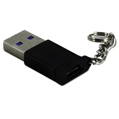 Inter-Tech 88885460 černá / Adaptér / USB-C na USB-A / USB 3.0