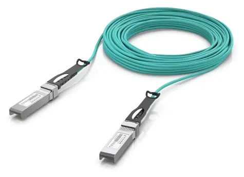 Ubiquiti UACC-AOC-SFP28-20m tyrkysová / DAC kabel / SFP28 / 25 Gbps / 20m