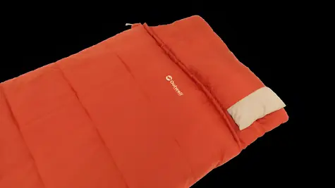 Outwell Contour Lux (Levý zip) červená / Spací pytel