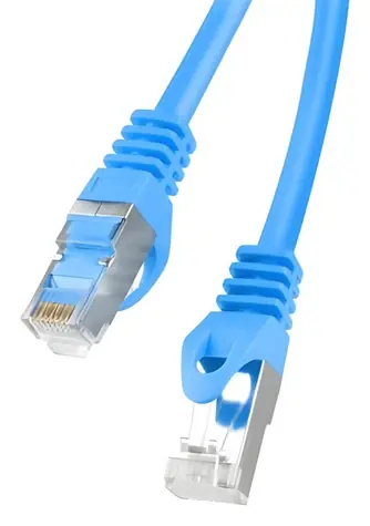 Lanberg CAT6 2 m modrá / Patch kabel / FTP / RJ45-RJ45 / Fluke Passed