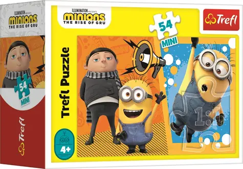 TREFL Puzzle Mimoni: Připraveni na vše / 54 dílků / 20 x 13 cm