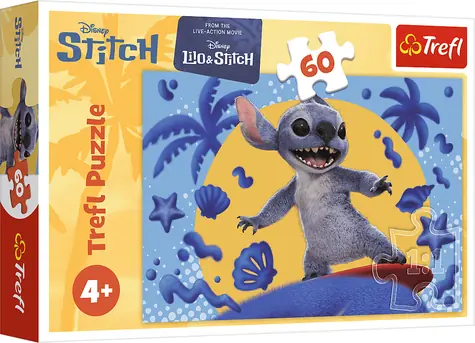 TREFL Puzzle Lilo&Stitch: Den se Stitchem / 60 dílků / 33 x 22 cm / od 4 let