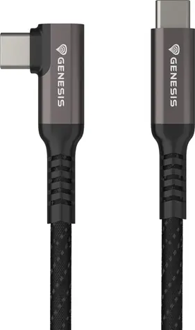 Genesis NVC-2218 černá / Kabel USB-C - USB-C / 3 m / 10 Gbit/s / rychlé nabíjení