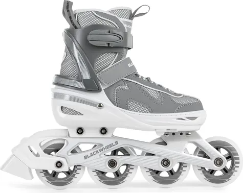 Blackwheels Flex Pro šedé / Kolečkové brusle / rekreační / nastavitelné / vel. M (34-37)