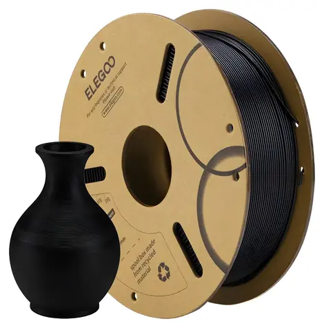 ELEGOO Filament PLA černá / struna pro 3D tiskárnu / PLA / 1.75mm / 1kg