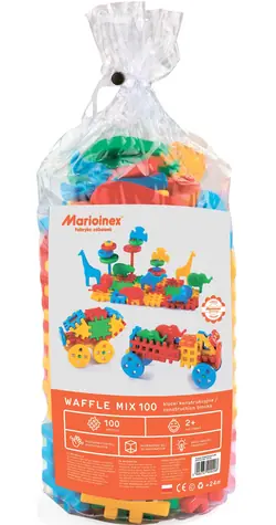 MARIOINEX Stavebnice mix / 100 dílků