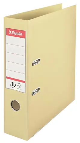 Esselte No.1 Power NATURELE krémová / Pákový pořadač / A4 / šířka hřbetu 75 mm