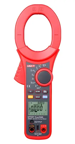 UNI-T UT221 / Multimetr klešťový / True RMS / AC-DC 2000 A / AC 750 V / DC 1000 V