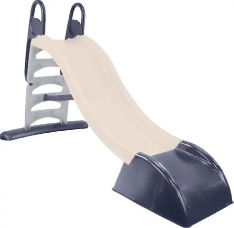MOCHTOYS Skluzavka 180 cm béžová / UV filtr / protiskluzové schůdky / 180 × 84 × 110 cm