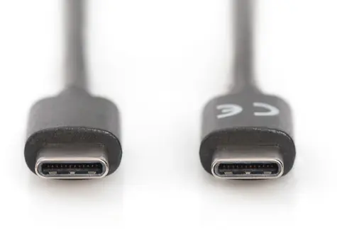 Digitus černá / USB-C kabel / USB-C - USB-C (M/M) / 3 m / 3 A / USB 2.0