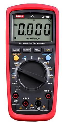 UNI-T UT139B / Multimetr / True RMS / CAT III 600 V / NCV / podsvícení LCD