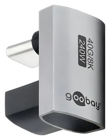 Goobay 74445 / USB-C adaptér / 180° / USB4