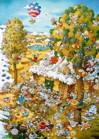 HEYE Puzzle Paradise: V létě / 1000 dílků / 50 x 70 cm