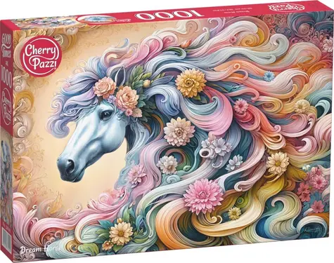 CHERRY PAZZI Puzzle Vysněný kůň / 1000 dílků / 50 x 70 cm