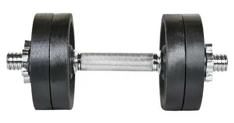 RULYT Angular Nakládací činka 12 kg / 30 mm tyč / 4x 2,5 kg kotouč / 7–12 kg