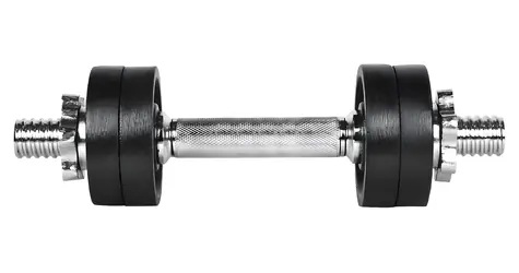 RULYT Angular / Nakládací činka jednoruční / 6 kg / 30 mm tyč / 4x kotouč 1 kg
