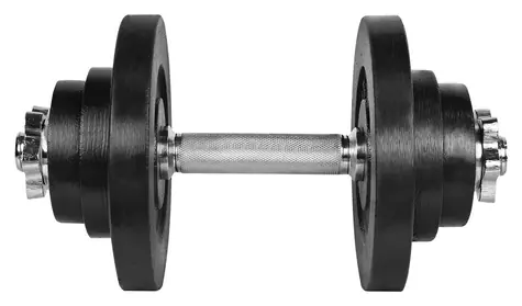 RULYT Nakládací činka Angular 17 kg / Jednoruční / Tyč 30 mm / 6x kotouč