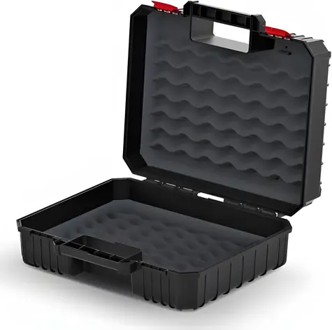 Kistenberg KHV40P-S411 černá / Kufr na nářadí / 33,5 x 14,4 cm / 15 l