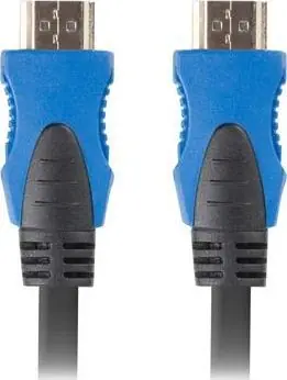 Lanberg CA-HDMI-20CU-0005-BK modrá / Kabel HDMI / 0,5 m