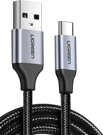 Ugreen 60408 USB-A - USB-C 3 m černá / Kabel / Rychlé nabíjení / USB-C